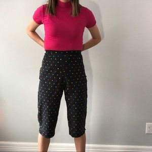 ‼️❗️SOLD❗️‼️80s/90s polka dot pedal pushers